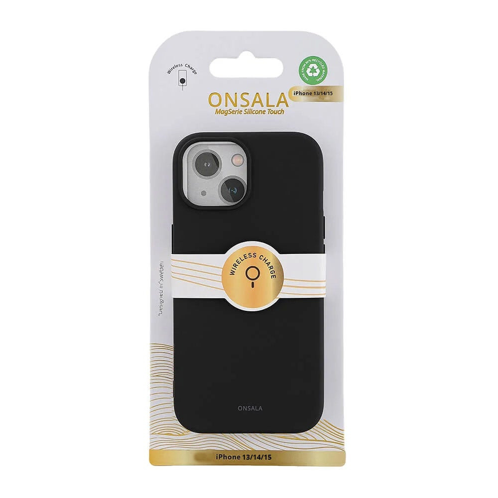 Onsala Phone Case with Silicone Feel MagSeries Black - iPhone 13/14/15 – image 2