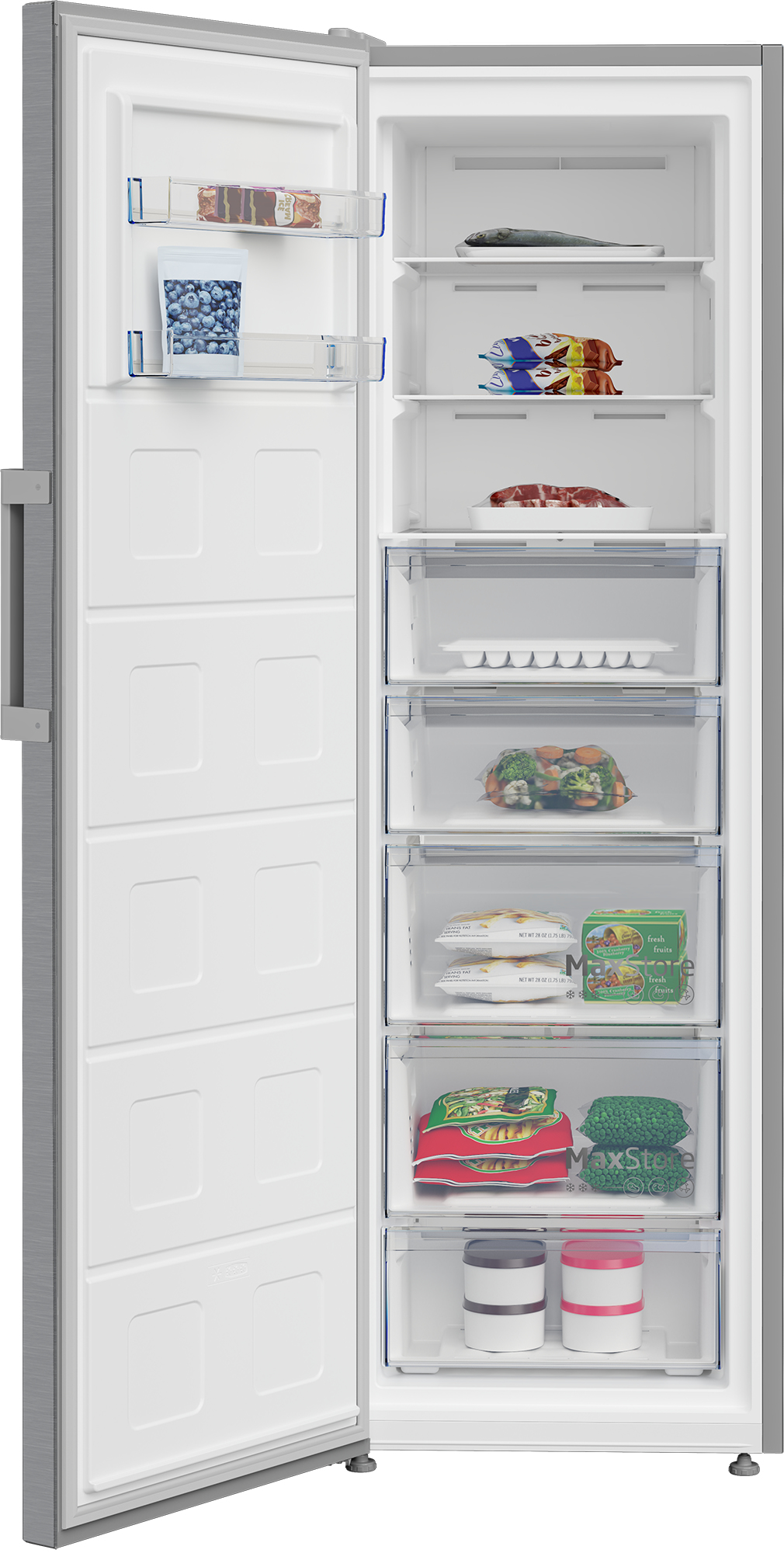 Beko FNP4686PS Freestanding Tall Frost Free Freezer with Freezer Guard – image 3