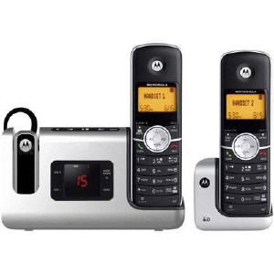 Motorola L903 telephone DECT telephone Black, Silver