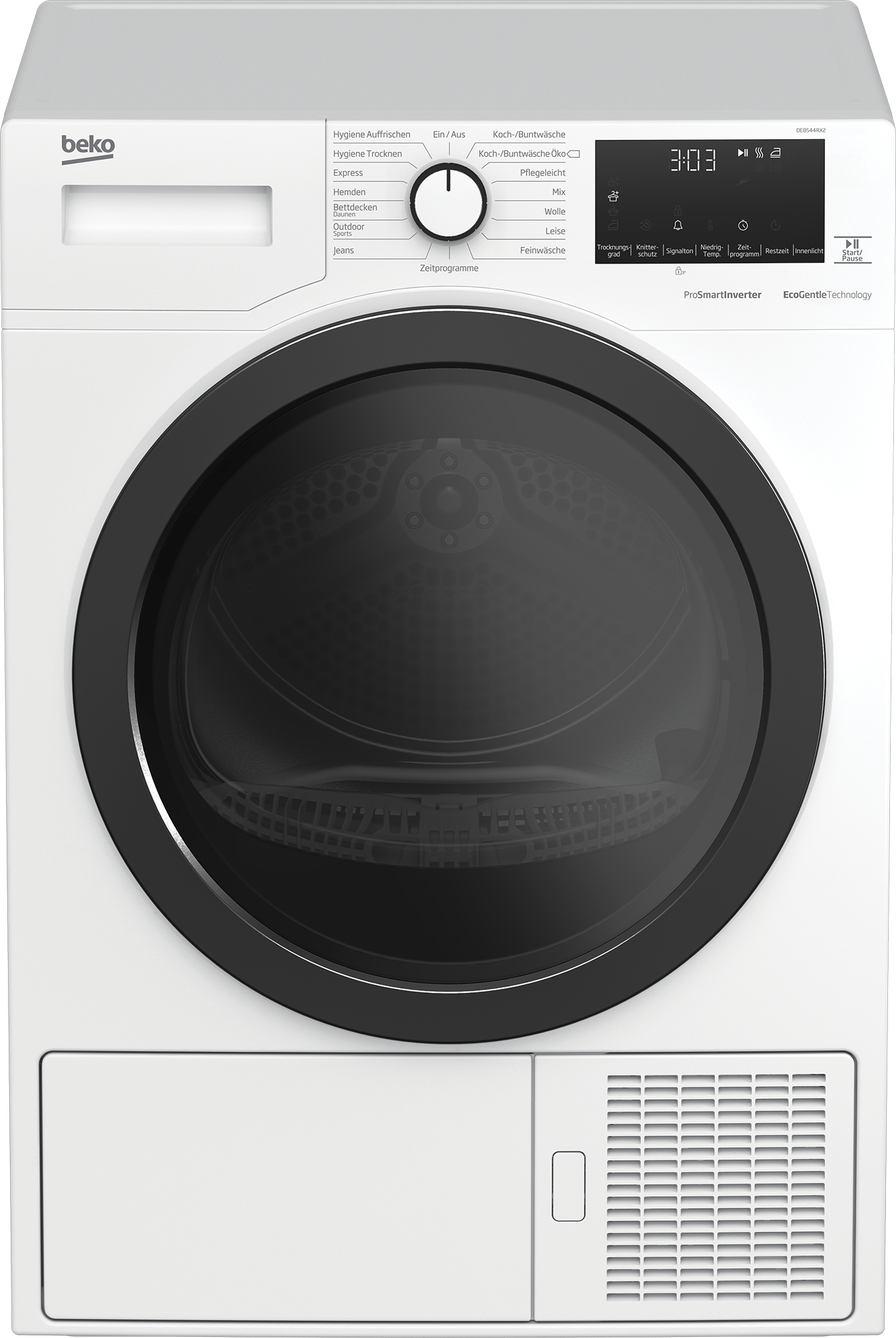 Beko DE8544RX2 tumble dryer Freestanding Front-load