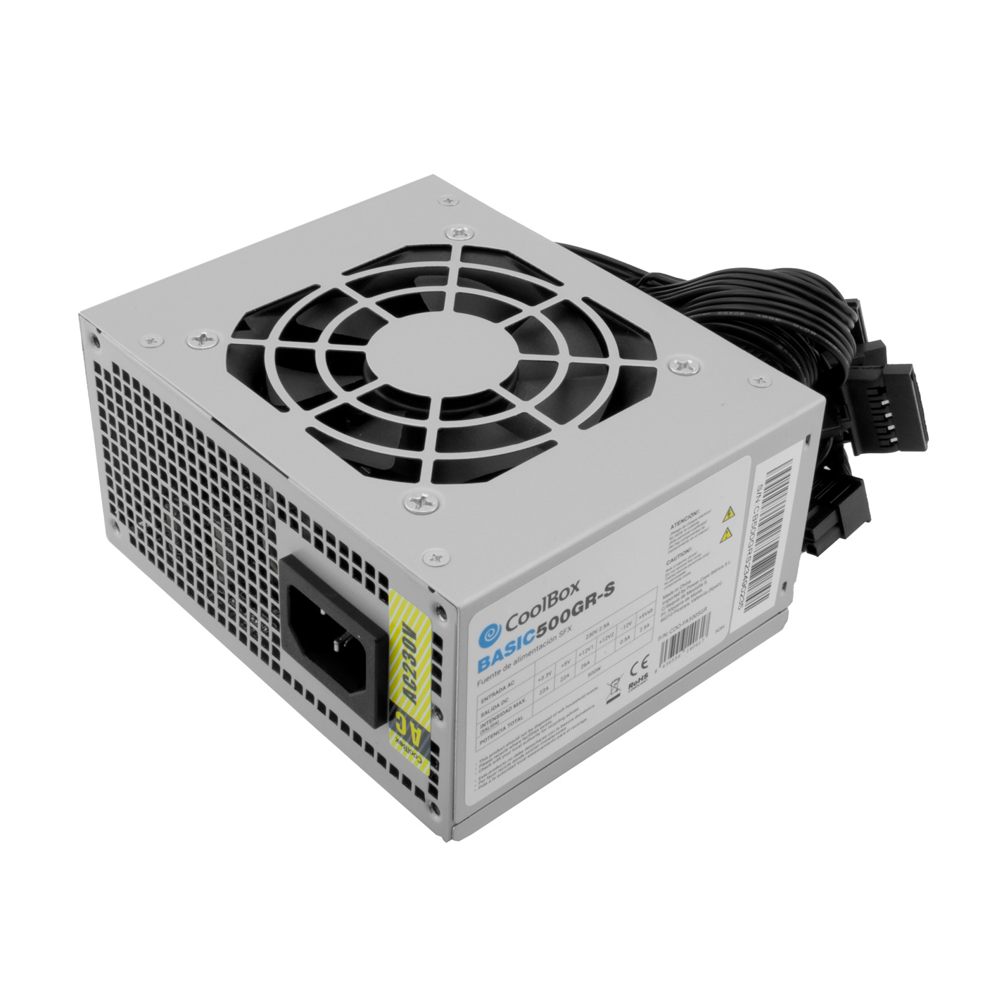CoolBox BASIC500GR-S power supply unit – image 1