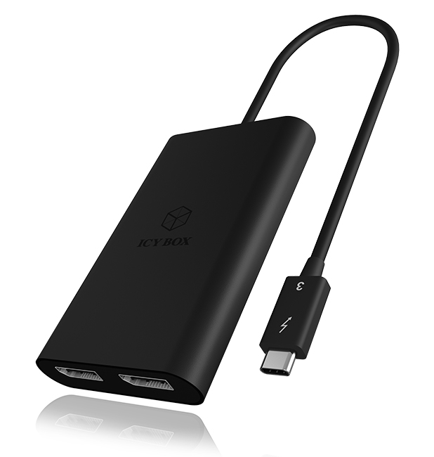 ICY BOX IB-SPL1025-TB3 2x DisplayPort – image 4