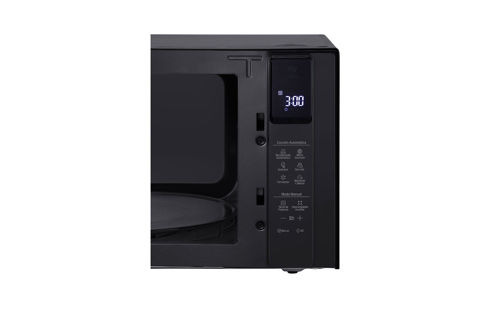 LG MS1596DIB microwave Black Solo microwave Countertop – image 4