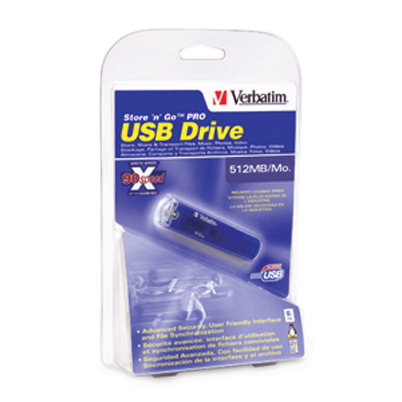 Verbatim Store 'n' Go PRO USB Flash Drive - 512MB