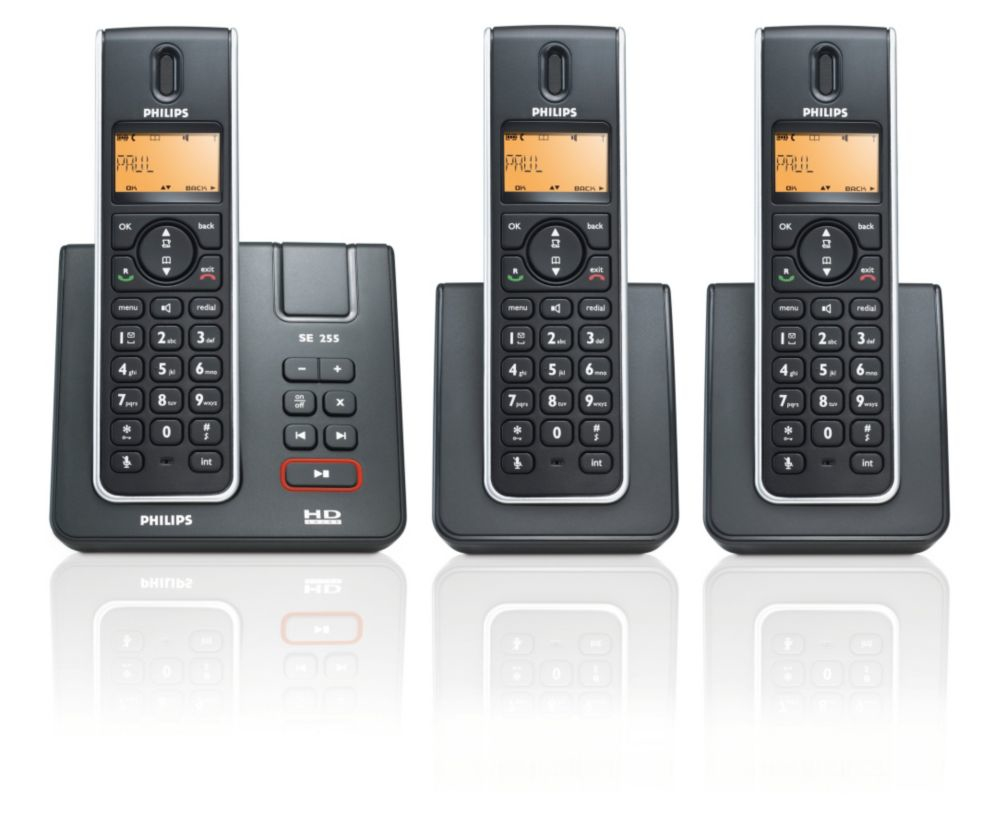 Philips SE2553B/22 telephone DECT telephone Caller ID Black – image 1