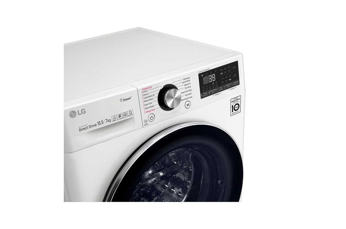 LG F4DV910H2E washer dryer Freestanding Front-load White – image 3