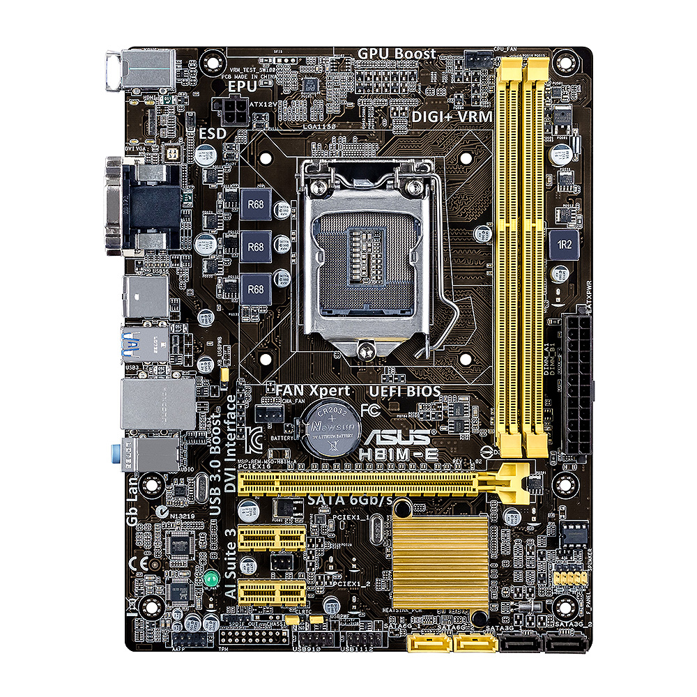 ASUS H81M-E Intel® H81 LGA 1150 (Socket H3)