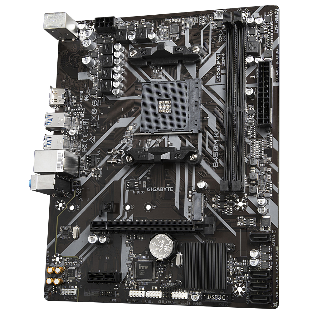 GIGABYTE B450M K – image 4