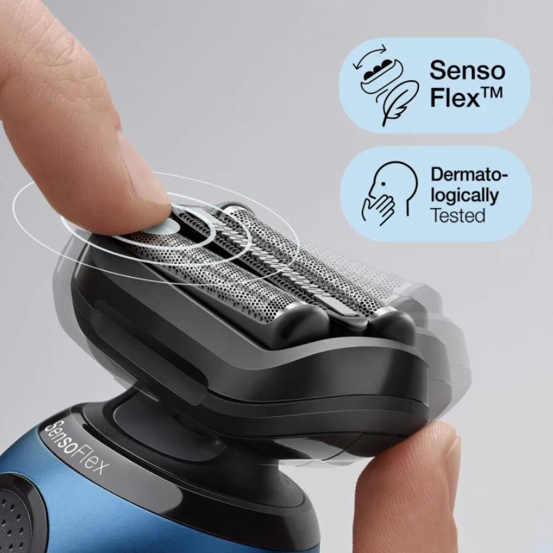Braun Series 6 61-B4500cs Foil shaver Trimmer Black, Blue – image 3