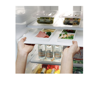 Samsung RS21HKLMR1 side-by-side refrigerator Freestanding – image 5