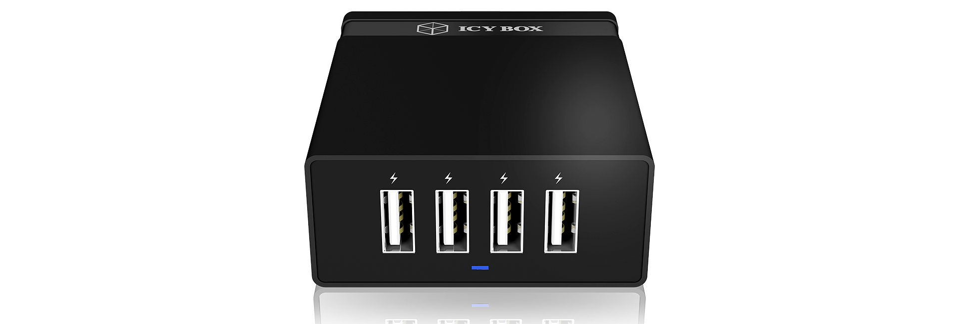 ICY BOX IB-CH402 Universal Black AC Indoor