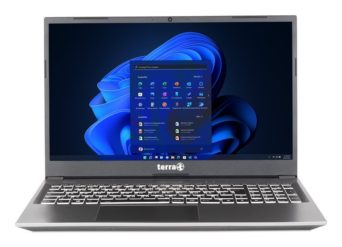 TERRA MOBILE 1500P AMD Ryzen 5 7430U Computer portatile 396 cm (15.6") Full HD 16 GB DDR4-SDRAM 500 GB SSD Wi-Fi 5 (802.11ac) W