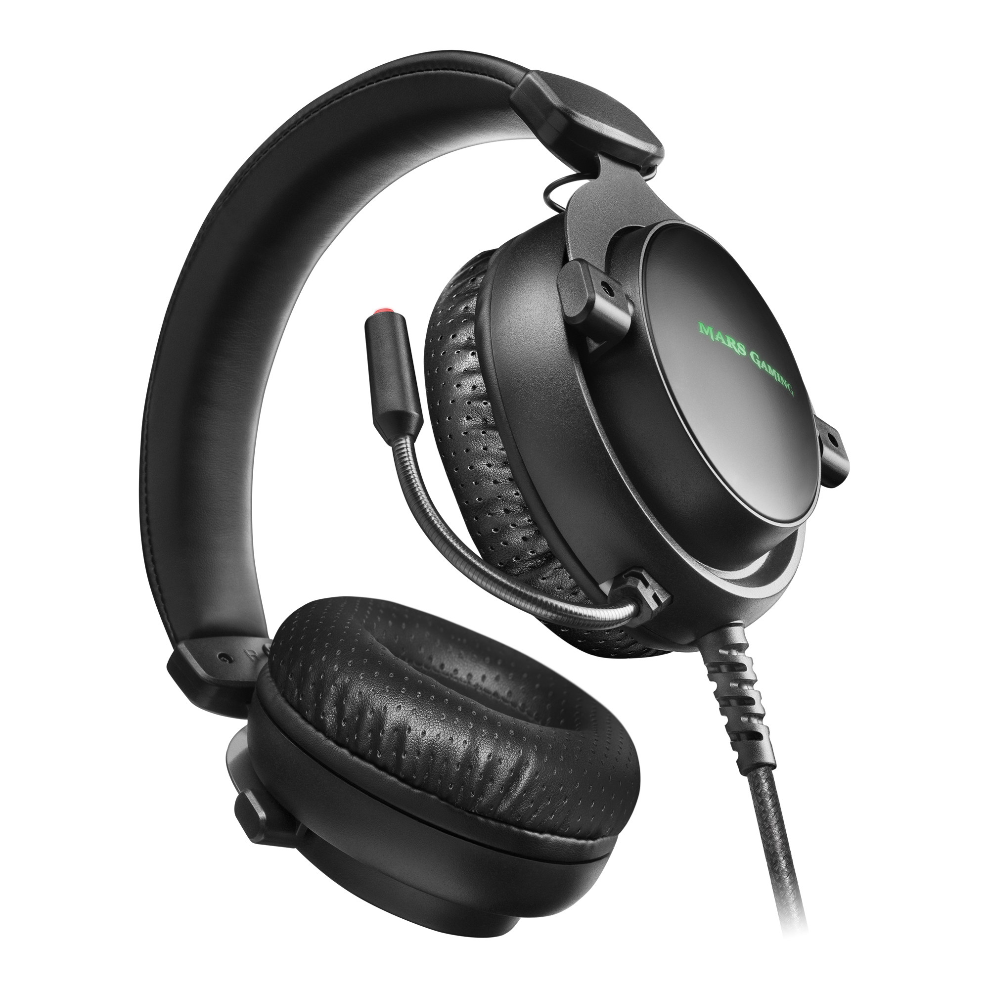Mars Gaming MH4X headphones/headset Wired Head-band Black, Grey – image 3