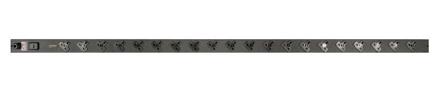 Vertiv EGVHVBB202-102UKRPS6-IP44 power distribution unit (PDU) 20 AC outlet(s) Black