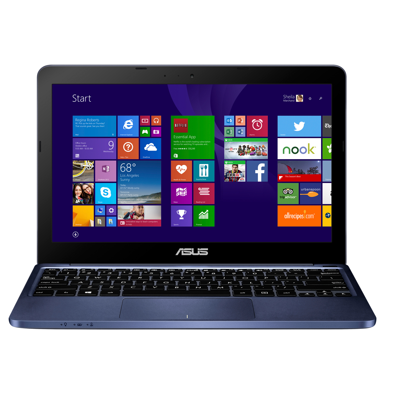 ASUS EeeBook F205TA-FD0063TS Intel Atom® Z3735F Laptop