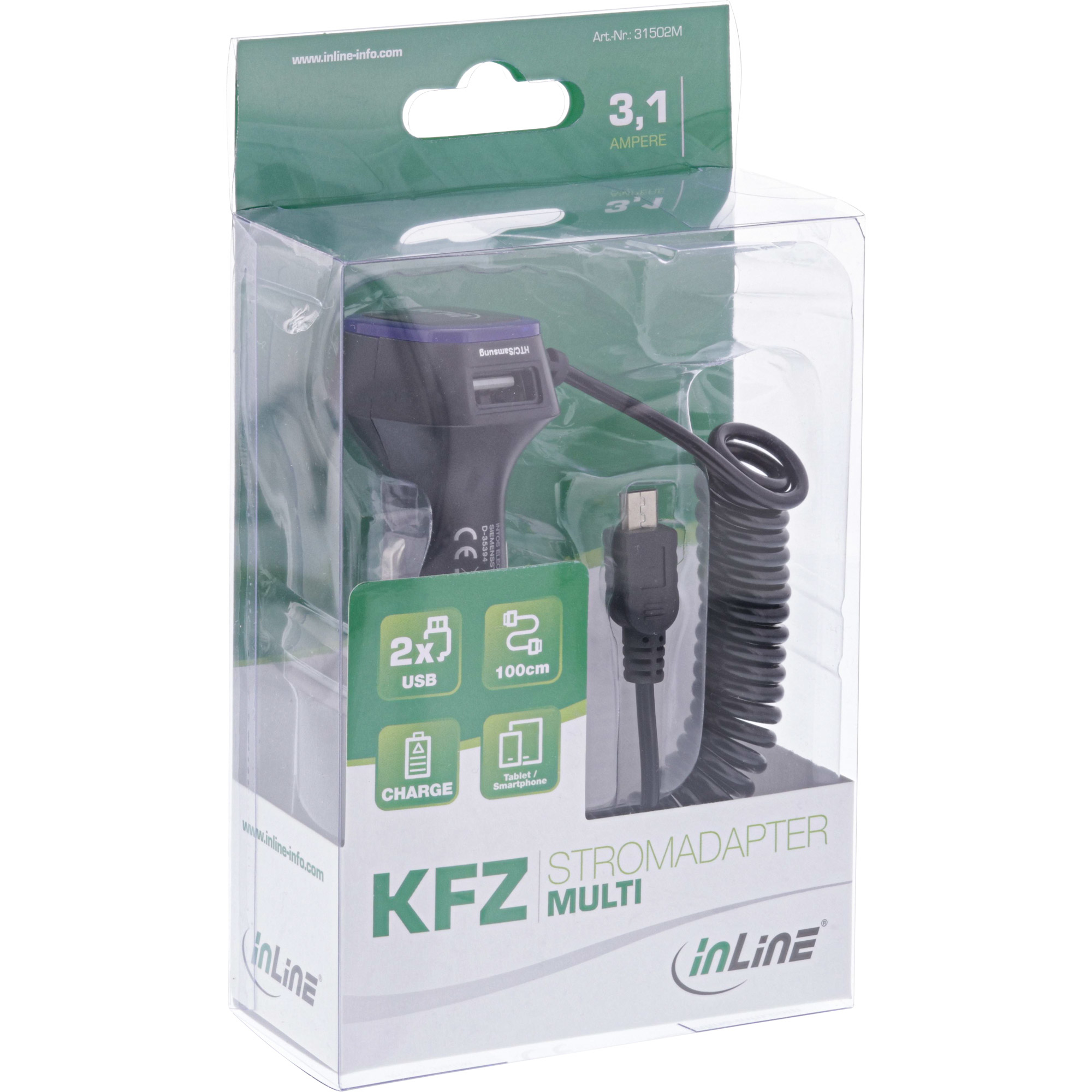 InLine USB Car Adapter – image 4