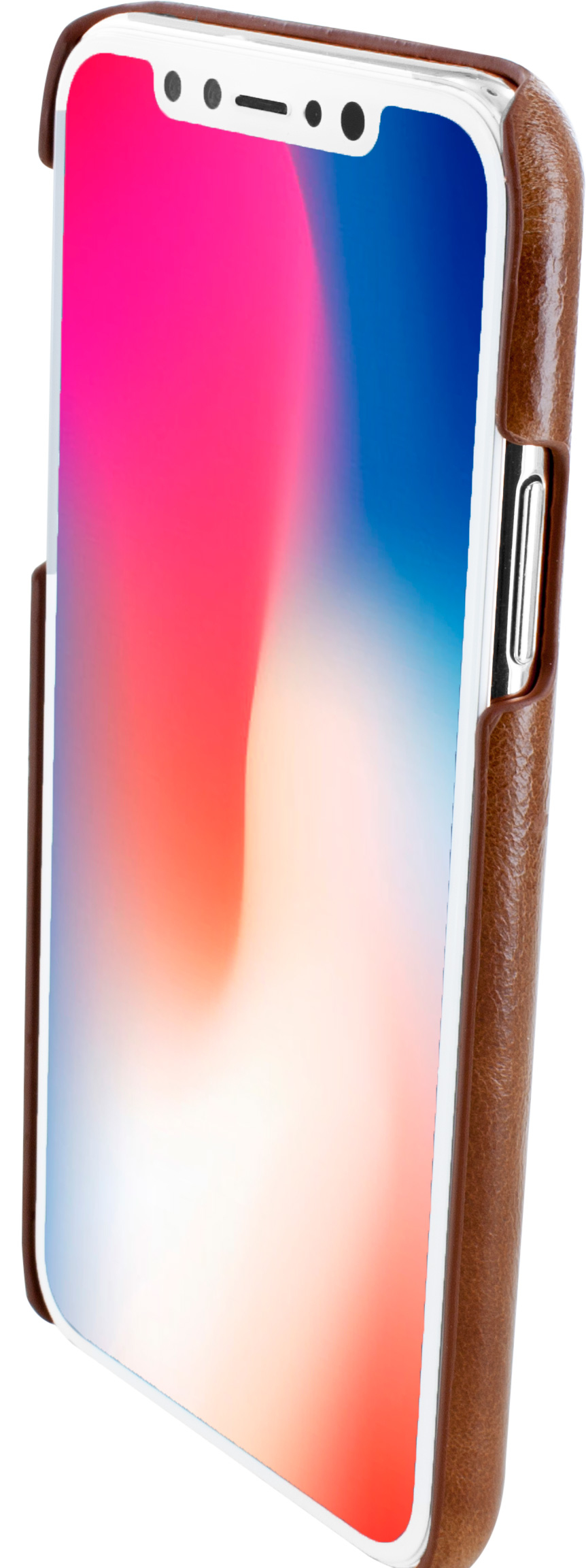 Mobiparts Excellent Backcover Apple iPhone X, iPhone XS Oaked Cognac – image 2