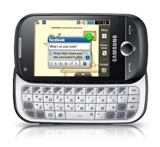 Samsung GT-B5310 7.11 cm (2.8") 135 g White