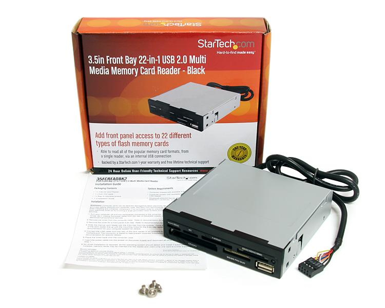 StarTech.com 3.5" Front Bay 22-in-1 USB Multi Media Memory Card Reader – image 3