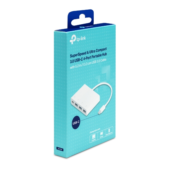 TP-Link UC430 interface hub USB 3.2 Gen 1 (3.1 Gen 1) Type-C 5000 Mbit/s White – image 3