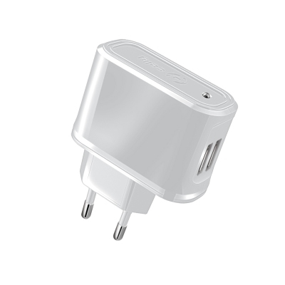 Celly TCUSB22W mobile device charger Universal White AC Indoor