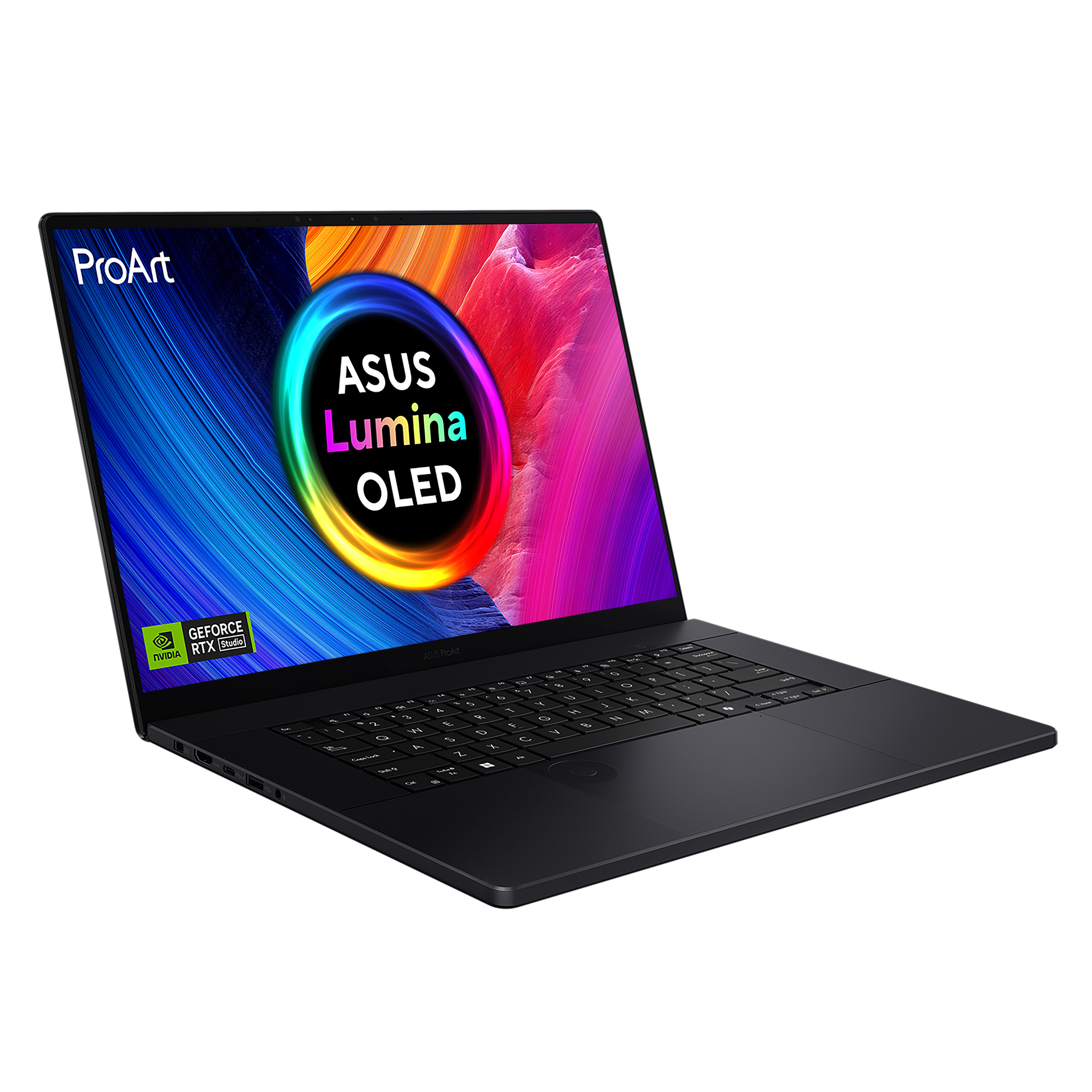 ASUS ProArt P16 OLED H7606WM-RJ045W - AMD Ryzen AI 9 - HX 370 / up to 5.1 GHz - Win 11 Home - GeForce RTX 5060 - 32 GB RAM - 1 TB SSD NVMe - 16" OLED touchscreen 2880 x 1800 (3K) @ 120 Hz - Wi-Fi 7, Bluetooth - nano black