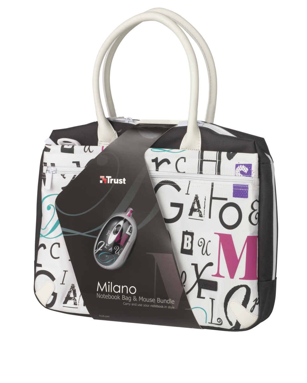 Trust 15.4" Notebook Bag + mouse – image 1