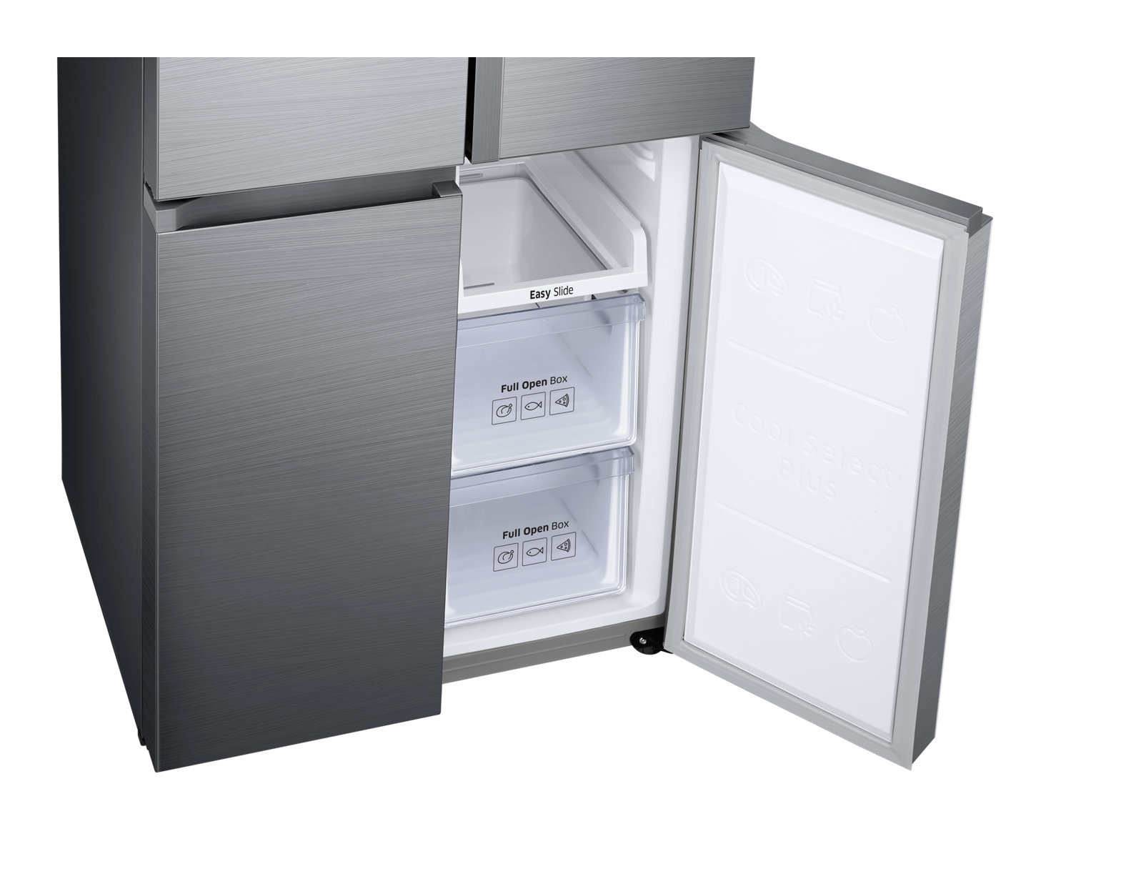 Samsung RF50K5920SL side-by-side refrigerator Freestanding – image 9