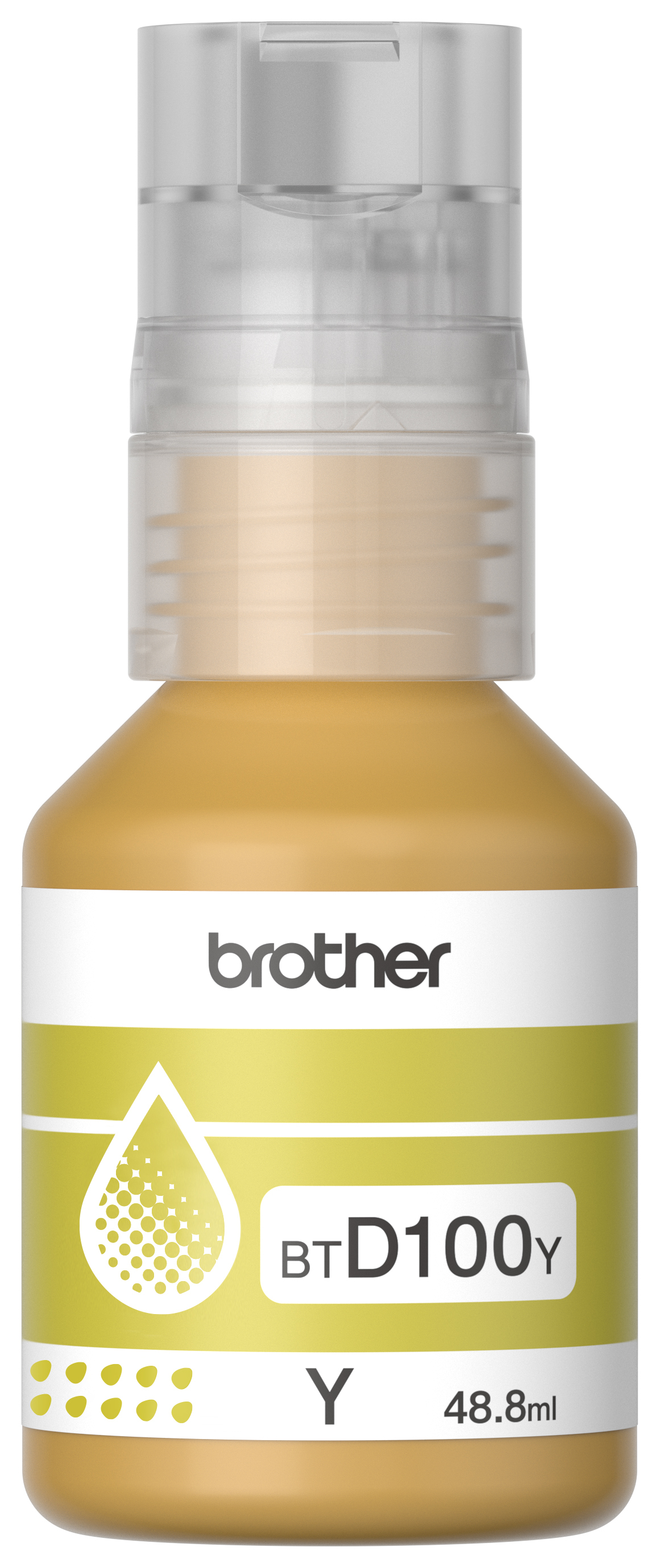Tinta Brother BTD100Y - Amarillo - BTD100Y