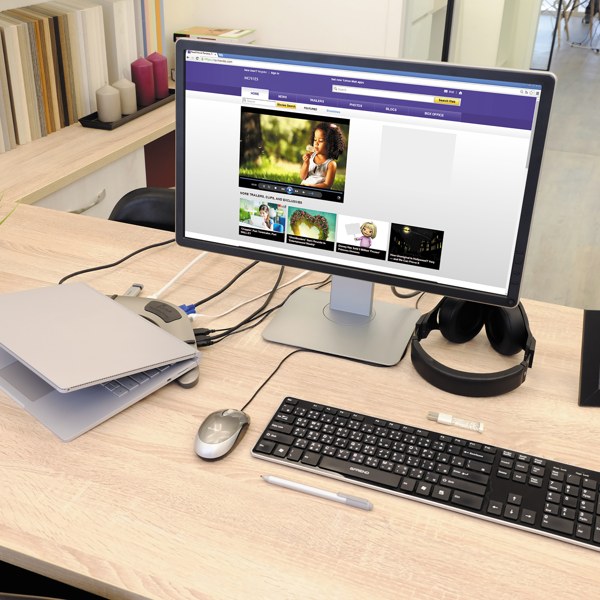 j5create JUD481 USB™ 3.0 Boomerang Station - EU/UK, includes 1x HDMI port and 5x USB ports, Black and Grey – image 7