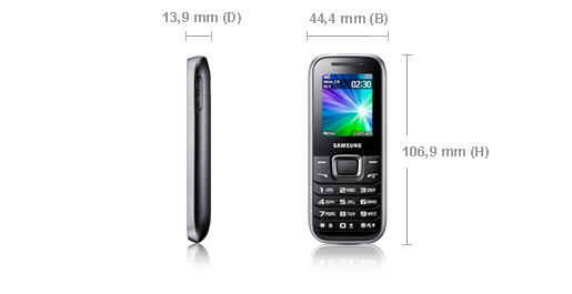Samsung E1230 4.57 cm (1.8") 73 g – image 2