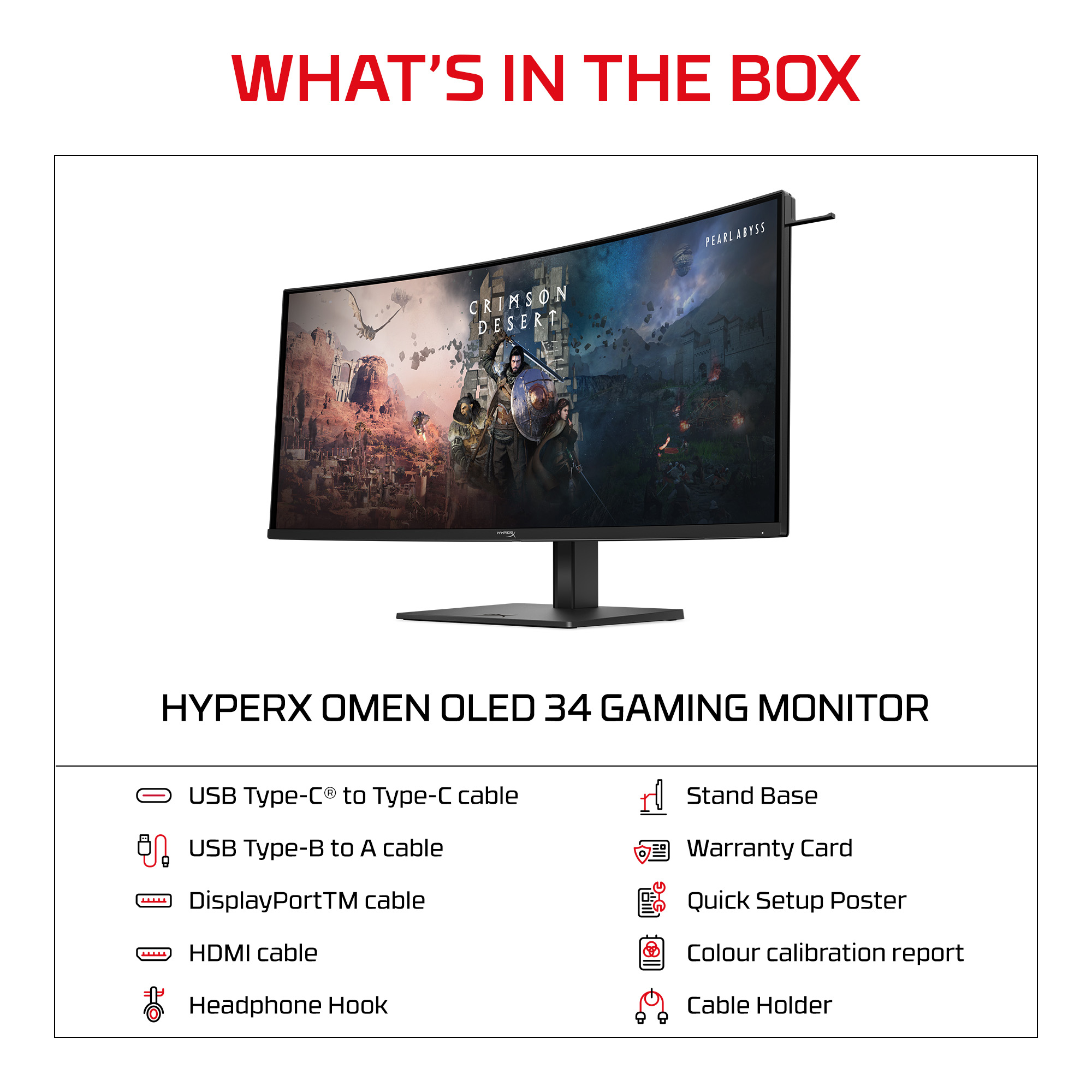 HyperX OMEN OLED 34 inch WQHD 360Hz Gaming Monitor - OMEN OLED 34 – image 8