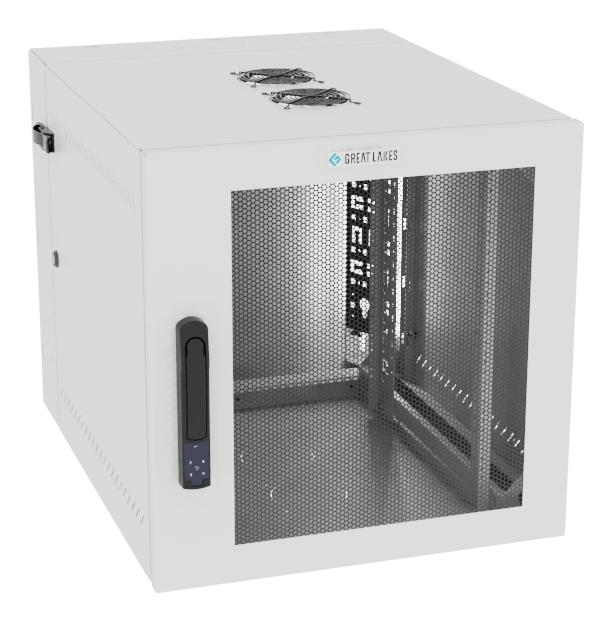 Vertiv VR Rack GL24WMCMM-W-SE-AF-CM rack cabinet 12U Wall mounted rack White – image 1