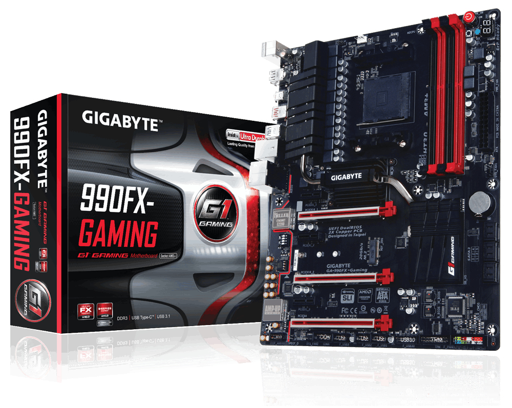 GIGABYTE GA-990FX-Gaming AMD 990FX Socket AM3+ ATX – image 4