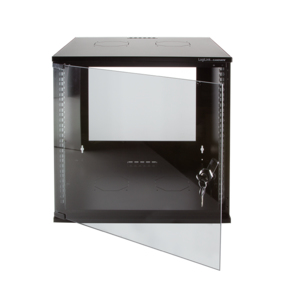 LogiLink W06H55B rack cabinet 6U Wall mounted rack Black – image 2