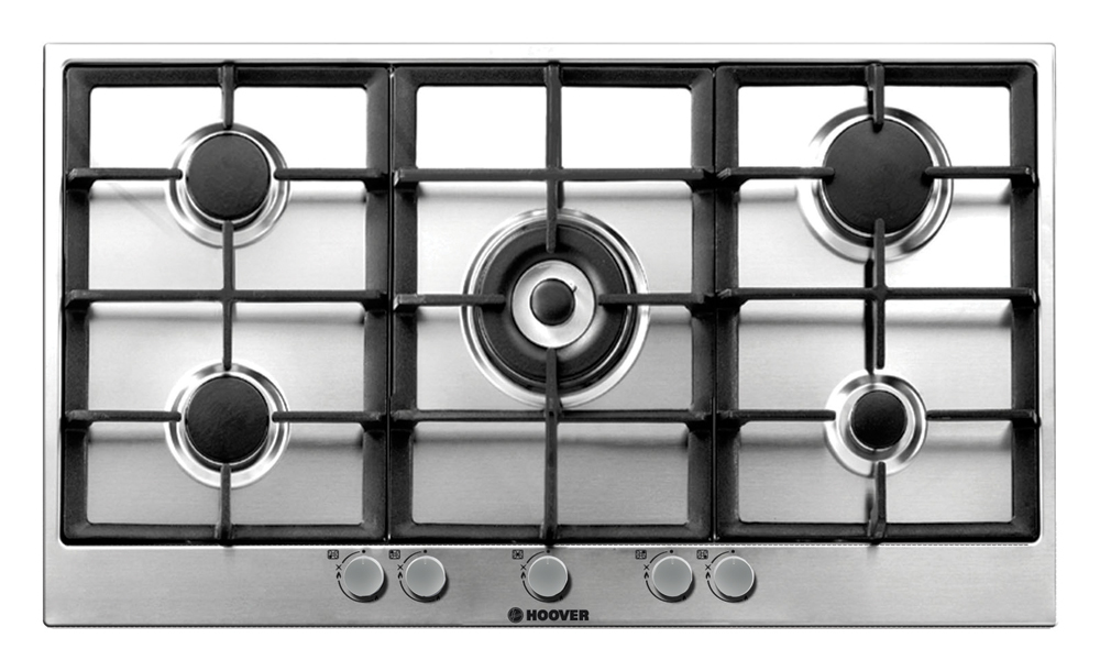 Hoover H-HOB 300 GAS HG953/1SXGH Stainless steel Built-in 5 zone(s)