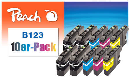 Peach 319982 ink cartridge 10 pc(s) Compatible High (XL) Yield Black, Cyan, Magenta, Yellow