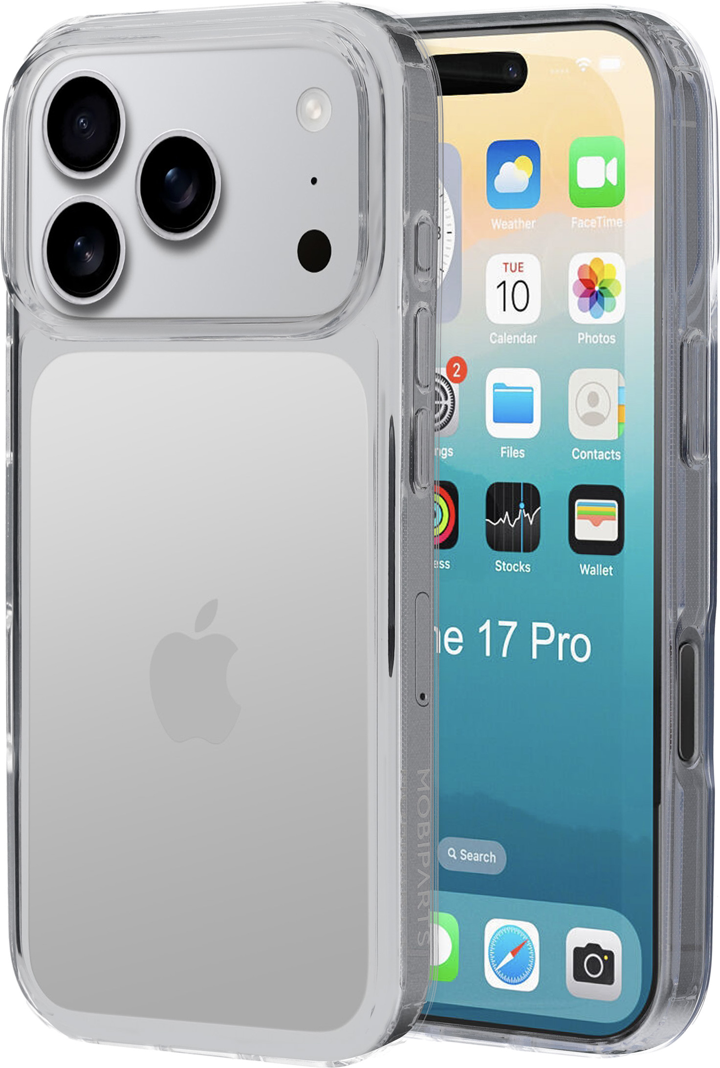 Mobiparts Classic Hardcover Apple iPhone 17 Pro Clear