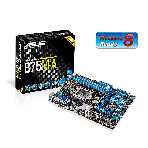 ASUS B75M-A Intel B75 LGA 1155 (Socket H2) micro ATX