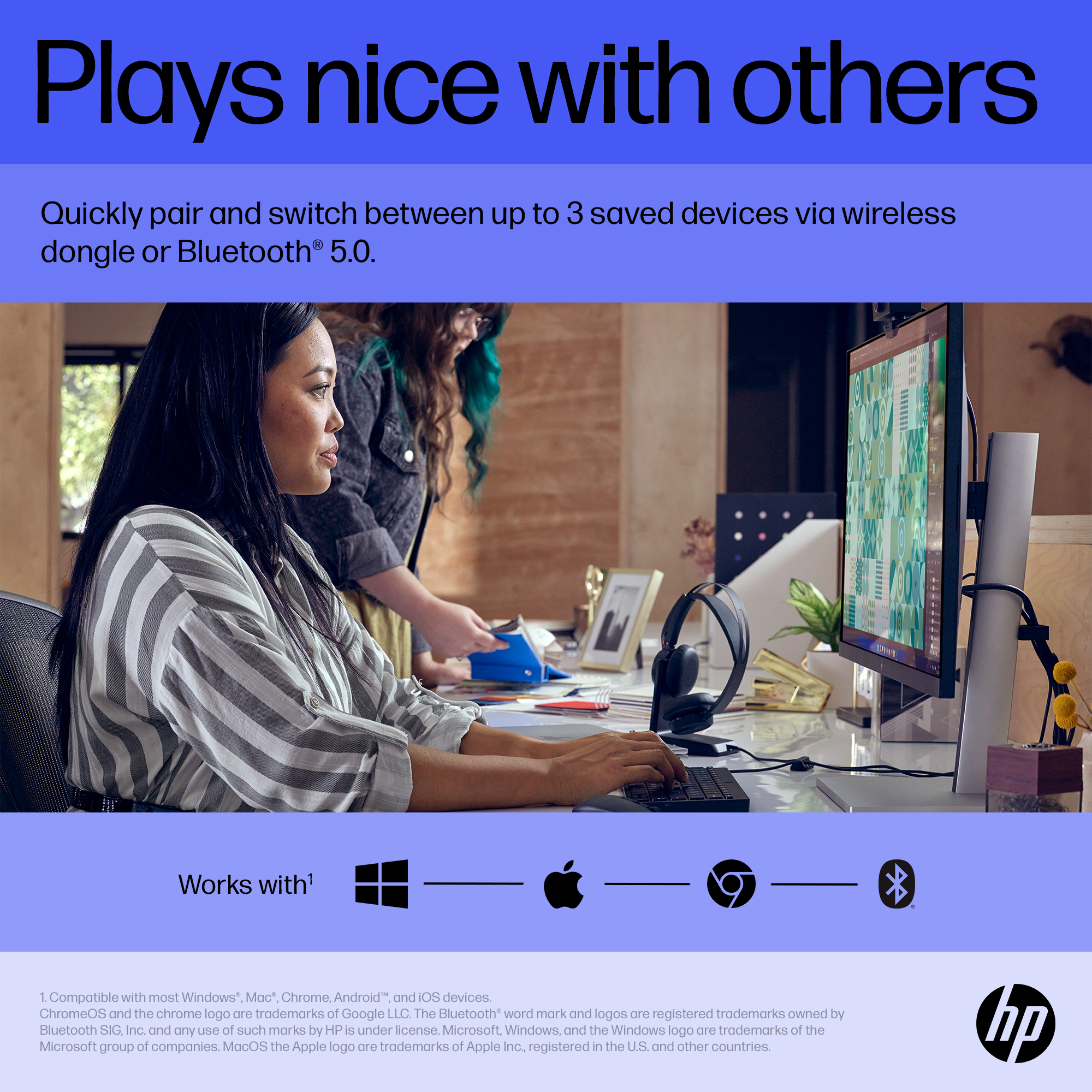 HP 715 Rechargeable Multi-Device Bluetooth Mouse – image 5