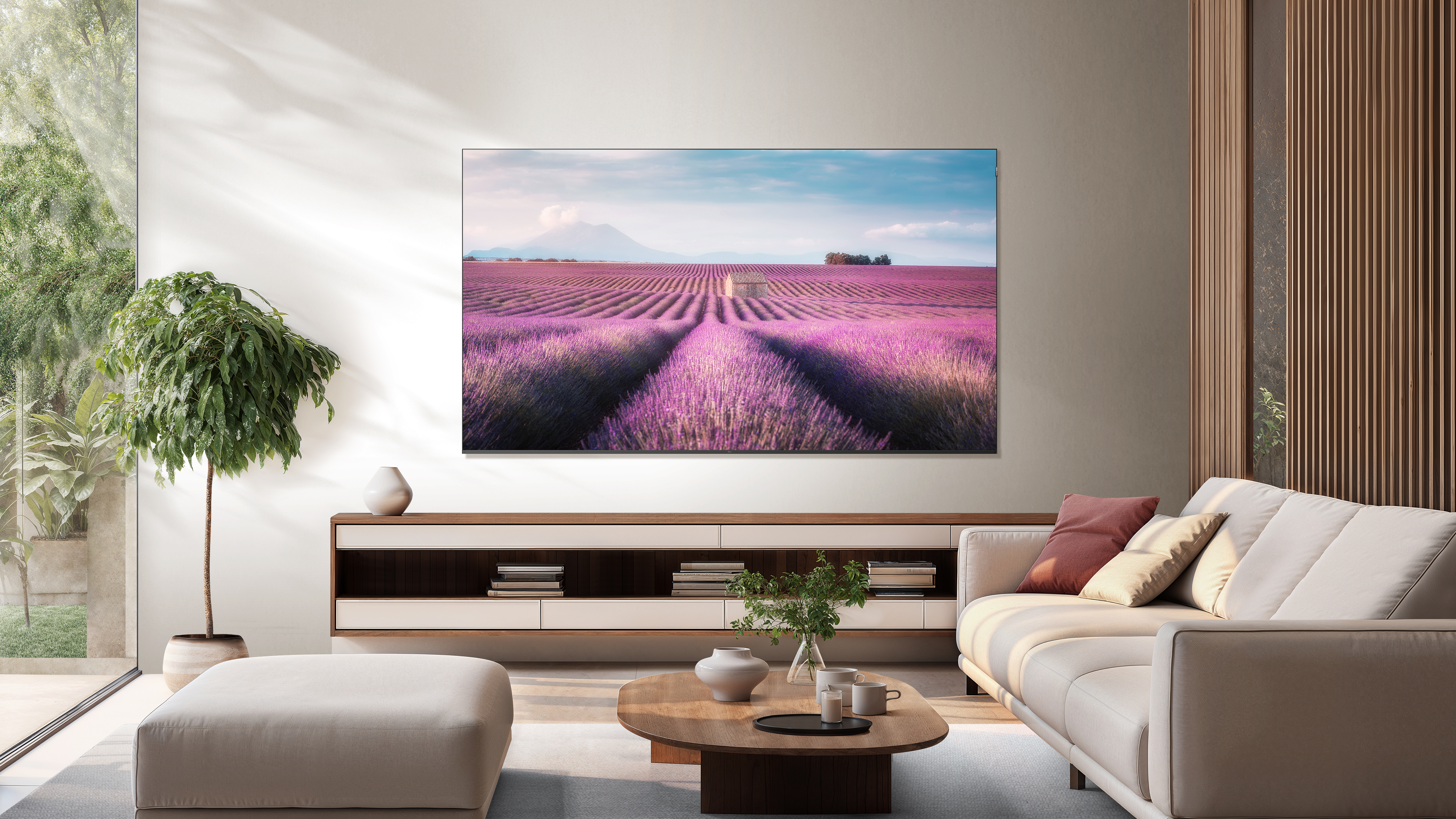 TV QLED Tcl 55QLED780K 138 cm 4K UHD 2025 Aluminium brossé — photo 3