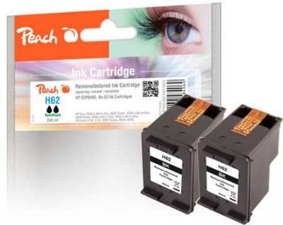 Peach 319633 ink cartridge 2 pc(s) Compatible Standard Yield Black