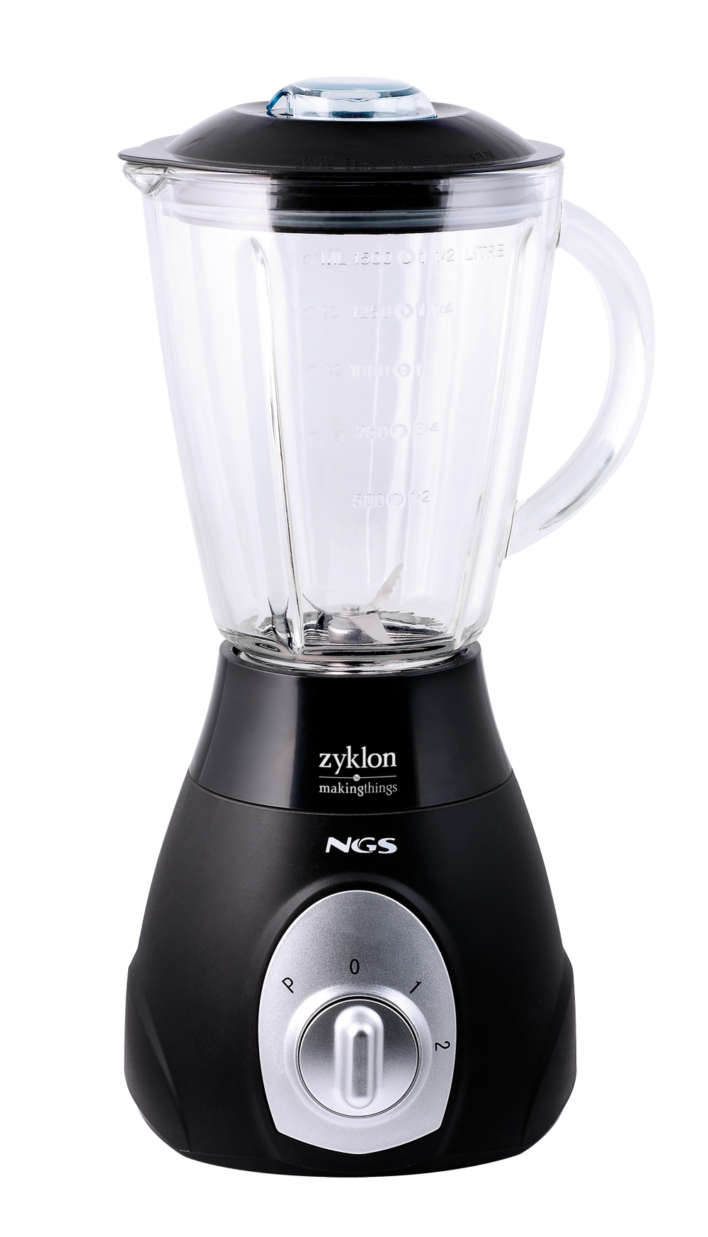NGS Zyklon 1.5 L Tabletop blender 450 W Black, Transparent – image 4