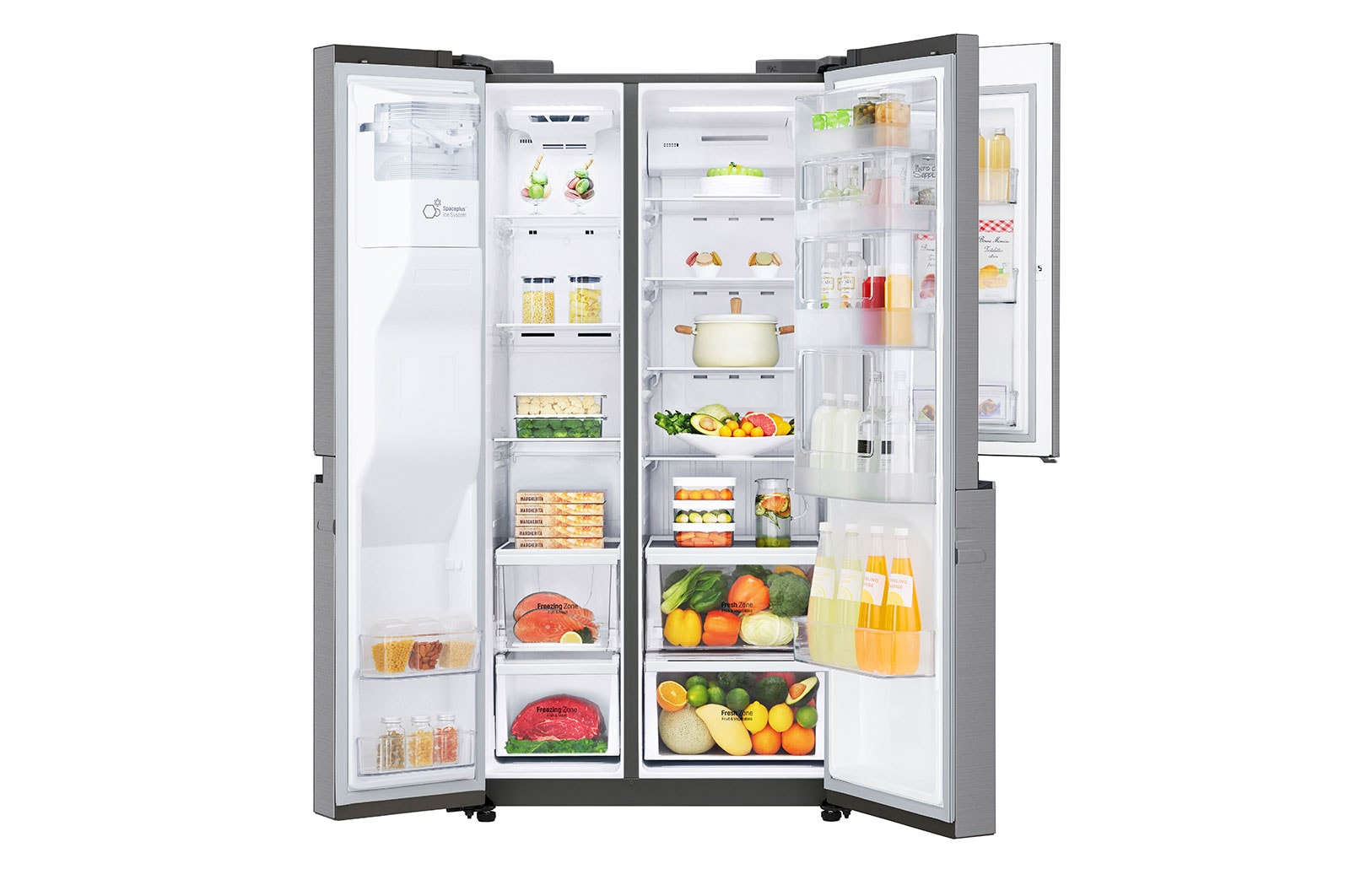 LG GS65SDPK side-by-side refrigerator Freestanding – image 3