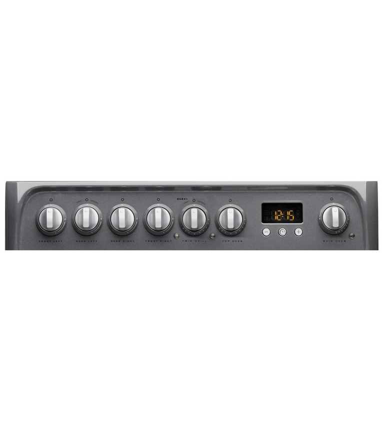 Hotpoint HUE61GS cooker Freestanding cooker Electric Ceramic hob Graphite – image 2