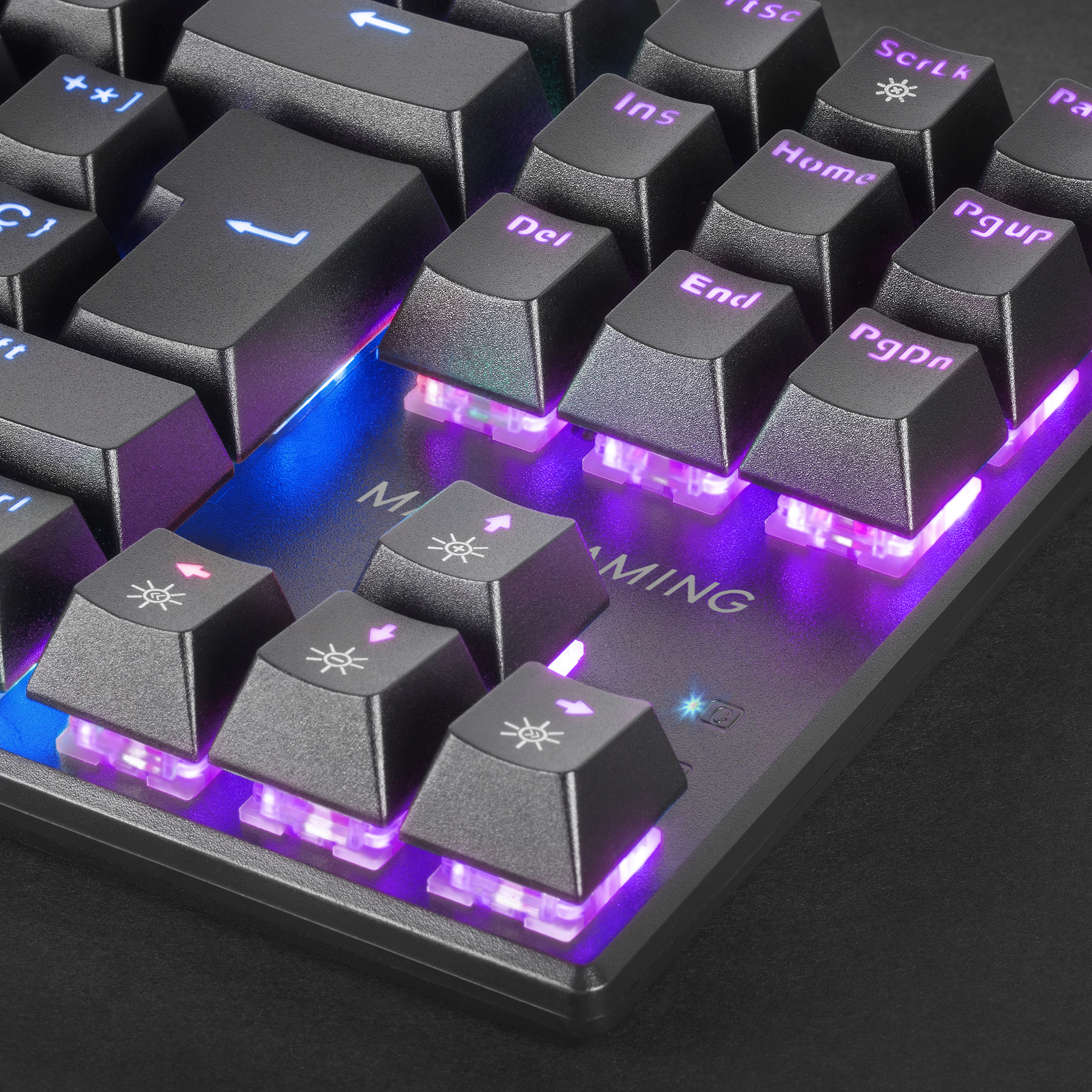 Mars Gaming MK80 Black Mechanical Gaming Keyboard TKL FRGB Antighosting Switch Mechanical – image 3