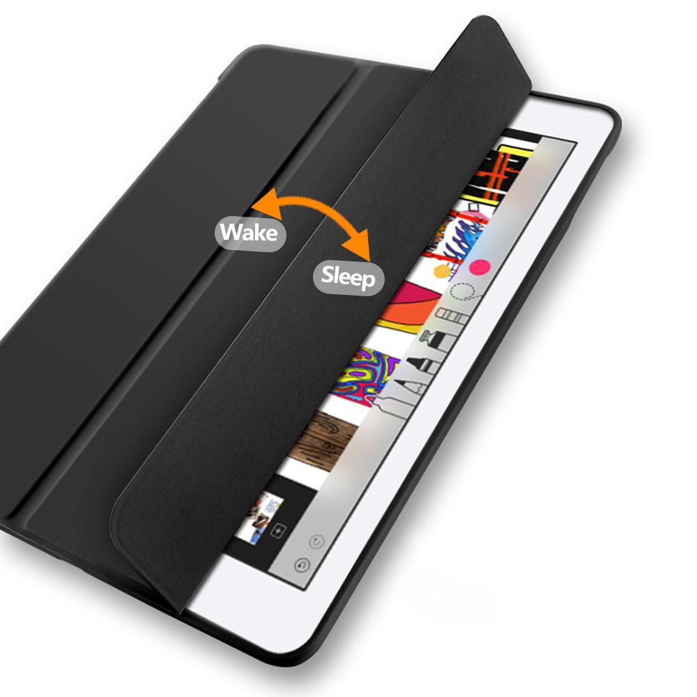 eSTUFF SEATTLE Pencil Case iPad 9.7 2018/2017 - Black PU leather – image 4