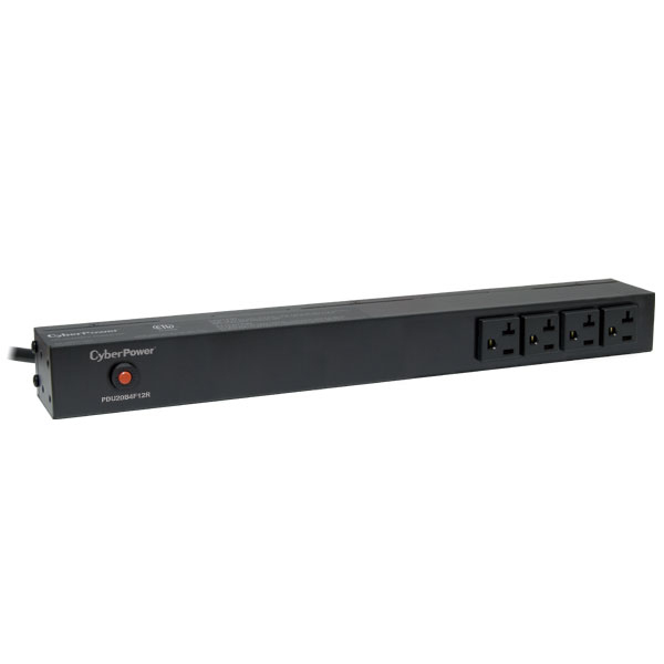 CyberPower PDU20B4F12R power distribution unit (PDU) 16 AC outlet(s) 1U Black – image 1