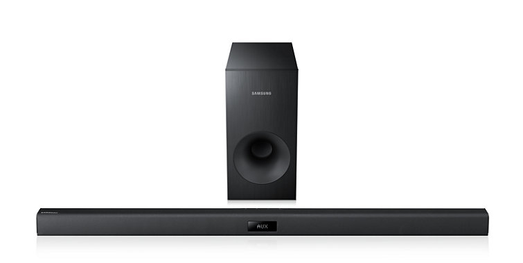 Samsung HW-F350 soundbar speaker Black 2.1 channels – image 2