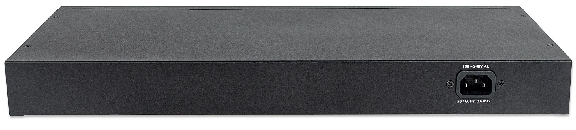Intellinet 16-Port Gigabit Ethernet PoE+ Switch, 16 x PoE ports, IEEE 802.3at/af Power-over-Ethernet (PoE+/PoE), Endspan, Rackmount (UK Power Cord) – image 4